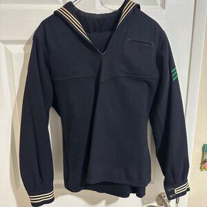 1950's USS HORNET US NAVY DRESS Black UNIFORM